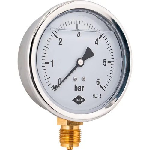 Glicerines manométer 0…4 bar 1/2 alsó